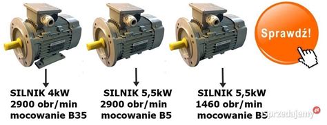 Silnik Elektryczny Tr Jfazowy Kw Obr Nowy Skawina Sprzedajemy Pl