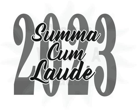 Summa Cum Laude 2023 SVG PNG Etsy