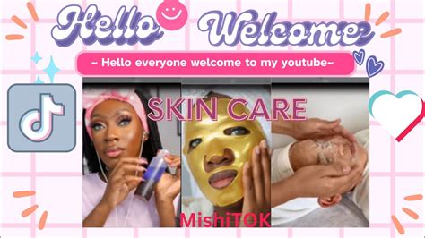 Skincare Asmr Tiktok Compilation I Tik A Tok 9 Youtube