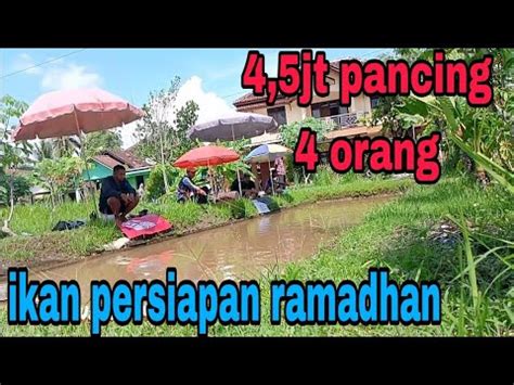 Borongan Mancing Ikan Nila Merah Babon Buat Persiapan Bulan Ramadhan