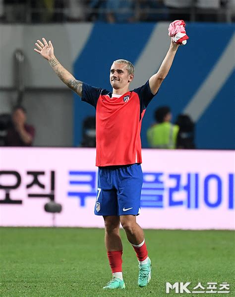 그리즈만 ‘한국 팬들에게 감사의 인사 Mk포토 Mk스포츠