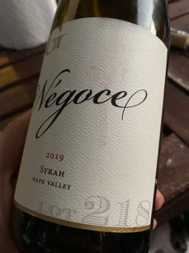 de Négoce OG Lot 218 Syrah Vivino