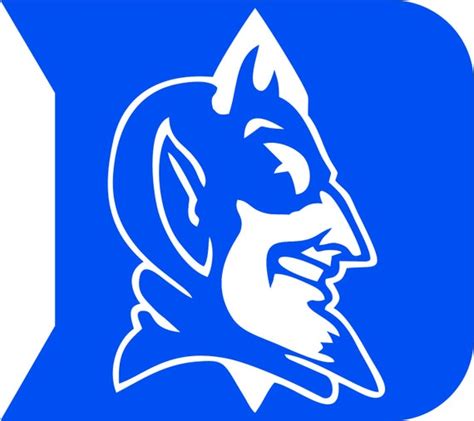 Duke Blue Devils Layered Svg Logo Silhouette Studio Transfer