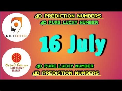 Carta Ramalan Grand Dragon Lotto Prediction Today 9lotto Nine Lotto