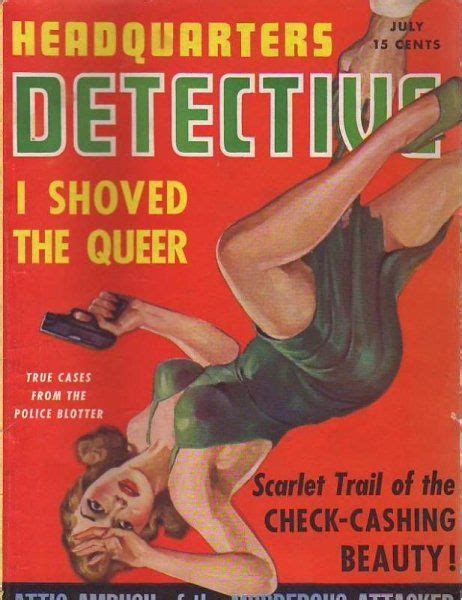 Headquarters Detective July 1942 Detective Pulp Magazine True Crime