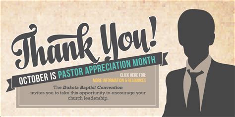 Pastor Appreciation Month – Dakota Baptist Convention