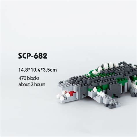 SCP-682 Lego Set - SCP Foundation Shop