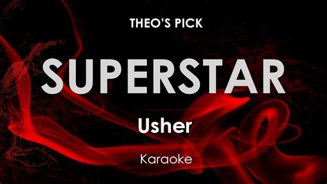 Superstar | Usher Karaoke - YouTube