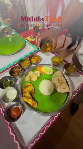 Mithila Thali Food Explainer Video YouTube