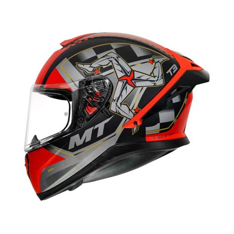 Buy Mt Thunder Pro Isle Of Man Matt Helmet Red