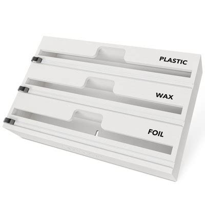 Spaceaid Wrapneat In Wrap Organizer With Cutter And Labels For