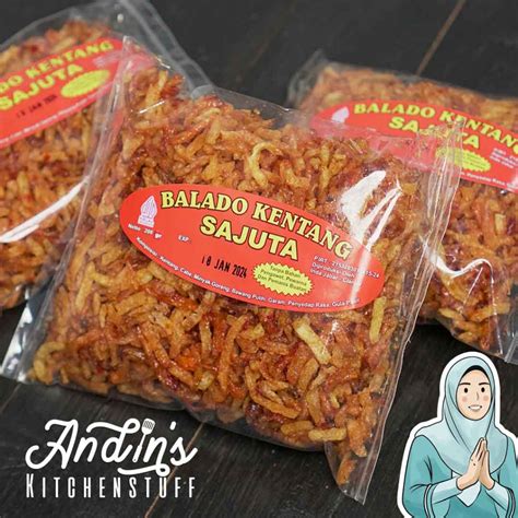 Jual Kering Kentang Mustofa Balado Kentang Sajuta Gram Khas