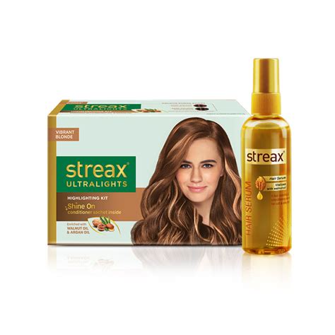 Streax Hair Serum Vitalised With Walnut Oil Streax Ultralights