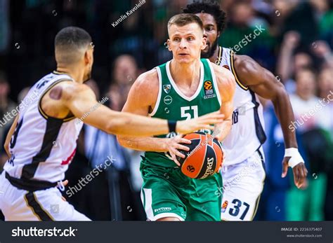 Kaunas Lithuania Basketball Team Zalgiris Stock Photo