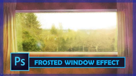 Photoshop Tutorial How To Create Frosted Glass Effect Youtube