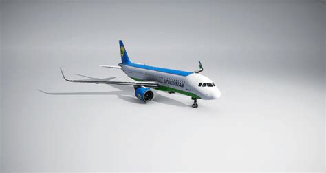 Uzbekistan A320Neo FBW A32NX V1 0 MSFS2020 Liveries Mod