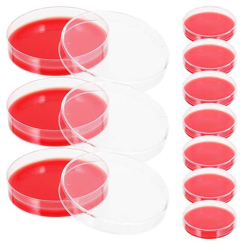 Placas De Agar En Sangre Equipo De Medici N Biol Gica Mediana Para