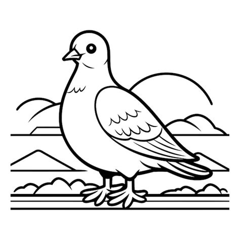 Premium Vector Pigeon Icon Outline Illustration Of Pigeon Vector Icon