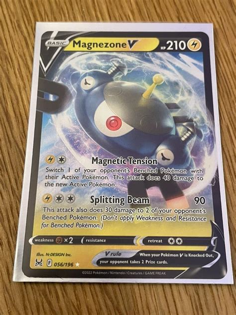 Pokemon TCG Karty Magnezone V Lost Origin Aukro