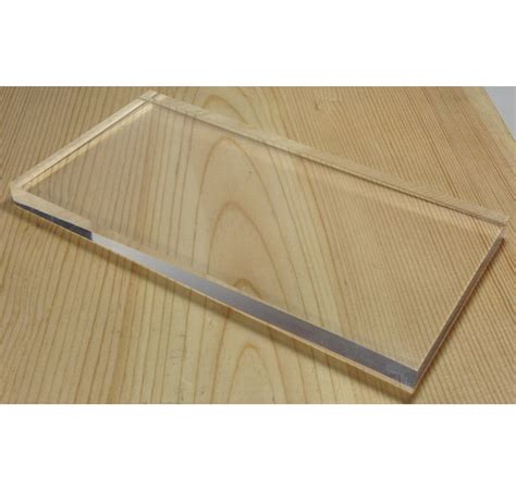 Thick Polished Crystal Clear Acrylic Bases From Delvies Plastics