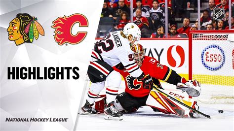 NHL Highlights Blackhawks Flames 02 15 20 YouTube