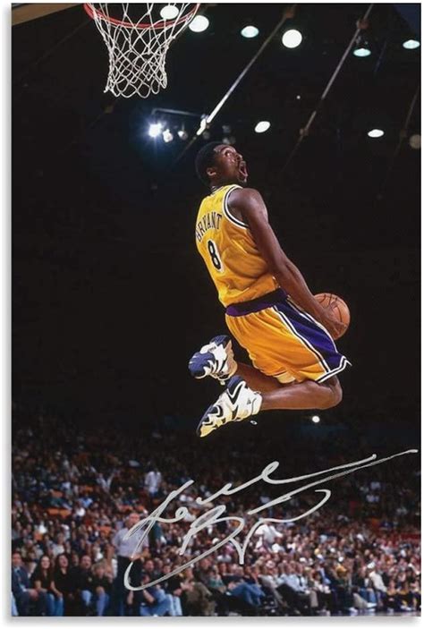 Amazon Kobe Bryant Poster Wall Art Canvas Print Poster Home