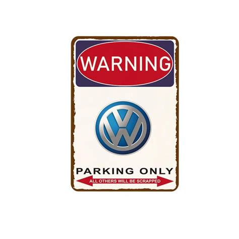 Parking Only! Metal Parking Sign Warning Signs All Other Will Be ...