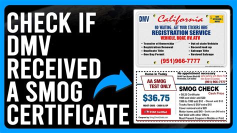 How To Check If The Dmv Received A Smog Certificate A Complete Guide