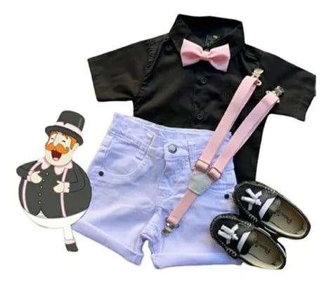 Kit Conjunto Infantil Roupa Aniversário Menino Ideal Festa Tema Mundo