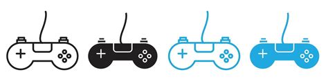 Entertainment Icons For Gaming With Joysticks And Controllers