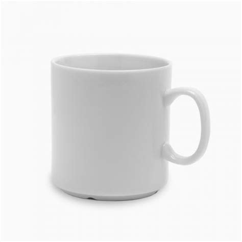 White China Mug – Hall's