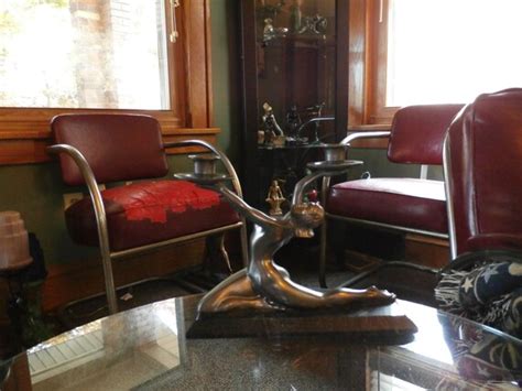 Vintage Art Deco Nude Candle Holders Pewter Looking Nude Etsy