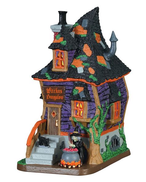 Lemax Spooky Town Witches Bungalow Grusel Haus Mit Licht Horror