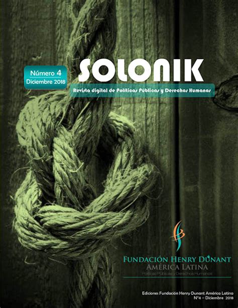 Revista Solonik N°4 Fundación Henry Dunant