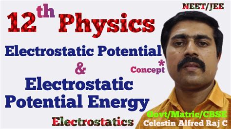 12 Physics Electrostatic Potential Energy Electrostatic Potential