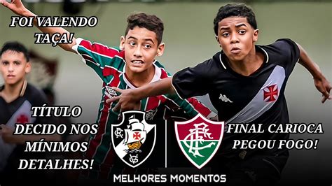 Vasco x Fluminense Gols e Melhores Momentos Final Copa Voltaço Sub