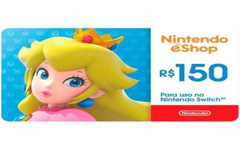 Cart O Gift Card Nintendo Reais C Digo Digital Brasil Games