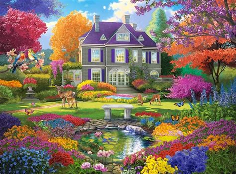 Puzzle Jardin des Rêves 3 000 pieces PuzzleMania fr