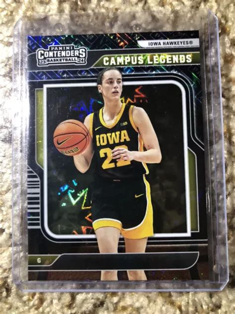 Panini Caitlin Clark Collezione Campus Legends Esclusiva Foil