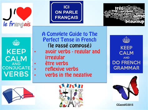 A Complete Guide To The Perfect Tense In French All Verb Types Teaching Resources