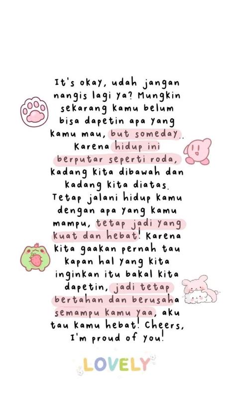 Kata Penyemangat Reminder Quotes Dear Self Quotes Note To Self Quotes