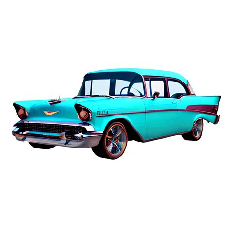 1957 Chevrolet Bel Air Graphic · Creative Fabrica