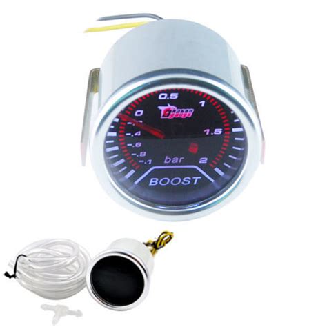 Mm Car Universal Pointer Bar Turbo Boost Gauge Meter Smoke Tint