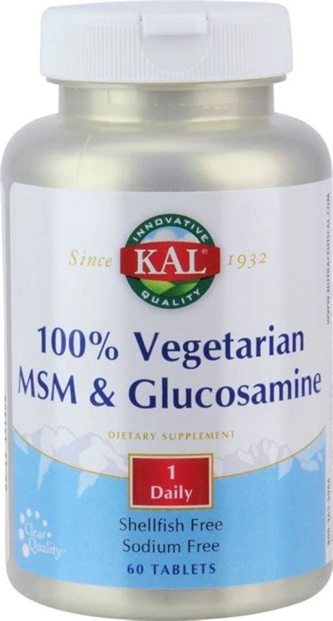 Vegetarisches Msm Glucosamin Tabletten Kal Vitalabo