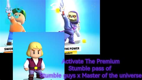 Activate The Premium Stumble Pass Of Stumble Guys X Master Of The