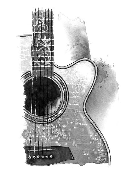 Álbum de imágenes para la inspiración Dibujos de guitarras