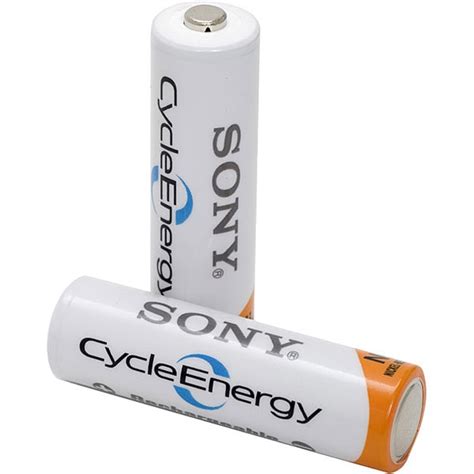 Sony AA Cycle Energy Rechargeable Batteries Case Of 2 Free Shipping