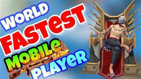 Free Fire World No Fastest Player In Free Fire Fastest Player