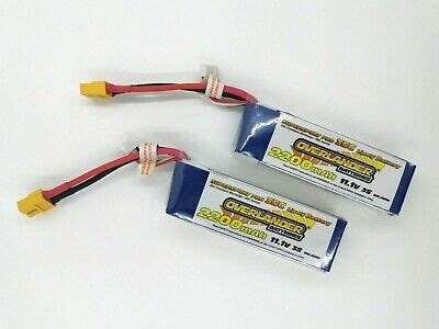 Overlander 2200mAh 3s 11 1V 35C Supersport Pro LiPo Pack TWIN PK XT60