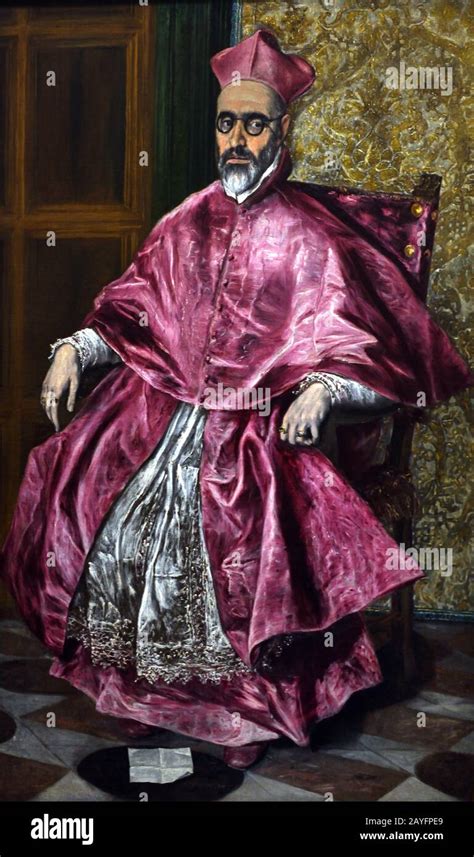 Retrato Del Cardenal Nino De Guevara El Greco Domenikos